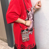 Retro National Style Women Bag Single Shoulder Pack