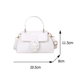 Retro PU Leather Crossbody Bag Small Handbag Female Shoulder Messenger