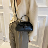 Retro PU Leather Crossbody Bag Small Handbag Female Shoulder Messenger
