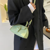 Retro PU Leather Crossbody Bag Small Handbag Female Shoulder Messenger