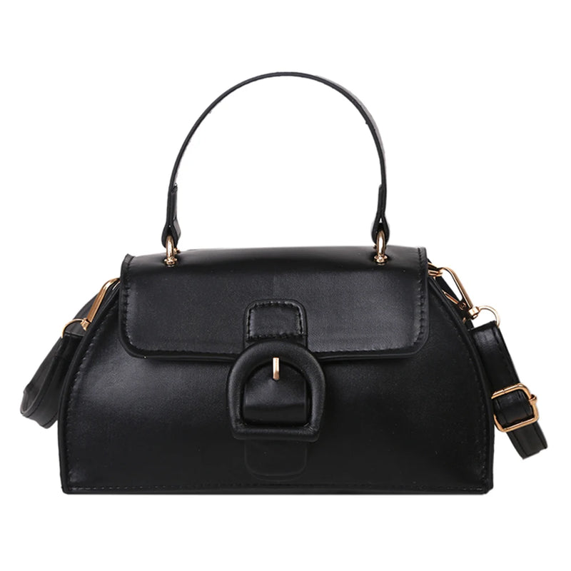 Retro PU Leather Crossbody Bag Small Handbag Female Shoulder Messenger