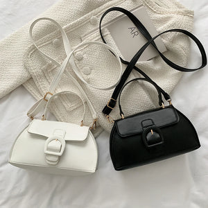 Retro PU Leather Crossbody Bag Small Handbag Female Shoulder Messenger
