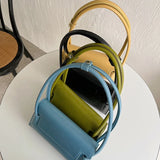 Retro Oil Wax Leather Women Shoulder Bags Ladies Large Underarm Bag