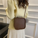 Retro One Shoulder Bag Women's Small Square Bag Crossbody Bags