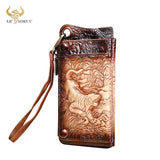 Retro Leather Organizer Travel Checkbook Wallet Purse Clutch Men ck001