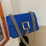 Retro PU Leather Flap Crossbody Bag for Women Totes Handbag