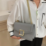 Retro PU Leather Flap Crossbody Bag for Women Totes Handbag