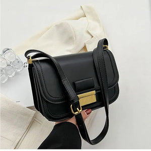 Vintage PU Leather Square Phone Bag