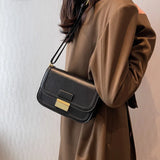 Vintage PU Leather Square Phone Bag