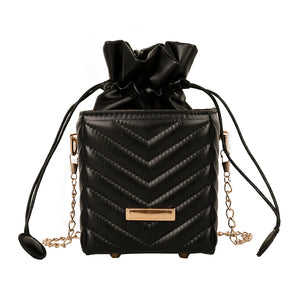 Plaid Pattern Crossbody Bags Retro PU Leather Mini Female Messenger Bags