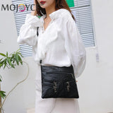 Retro PU Leather Shoulder Bag Women Large Capacity Messenger Small Bags