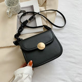 Retro PU Leather Women Crossbody Bag Small Square Shoulder Bags