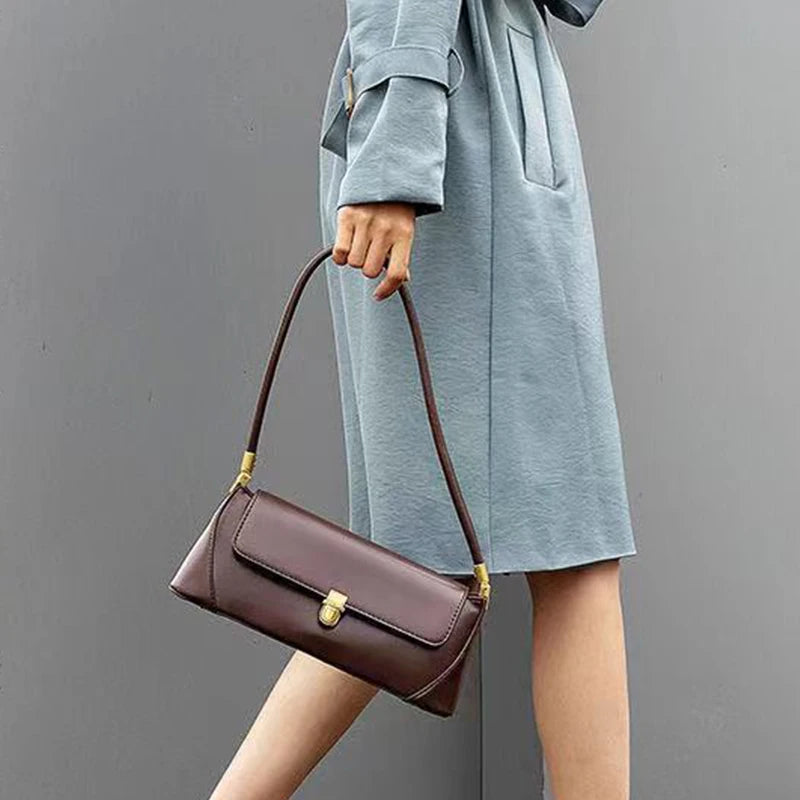 Vintage PU Leather Shoul...