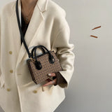 Plaid Pattern Women Messenger Bag Small Tote Shoulder Bags Clutch Purse Handbags