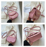 Plaid Women Shoulder Messenger Bags Top Handle Saddle Bag Purse