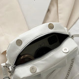 Retro Pleated Cloud PU Leather Women Shoulder Messenger Bags