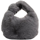 Retro Plush Bag Autumn Winter Women's Handbag Tote