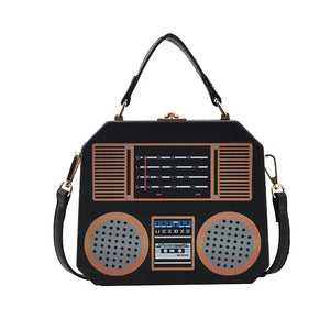 Retro Radio Purse Handbag for Women Party Clutch Evening Bag