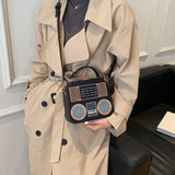 Retro Radio Purse Handbag for Women Party Clutch Evening Bag