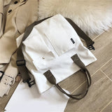 Retro Canvas Shoulder Bag Tote Handbag for Women Girls