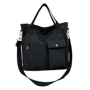 Retro Canvas Shoulder Bag Tote Handbag for Women Girls