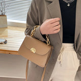 Retro Shoulder Bag Stylish Crossbody PU Leather Handbag Female Messenger