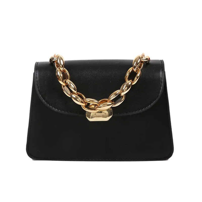 Retro Shoulder Bag Stylish Crossbody PU Leather Handbag Female Messenger