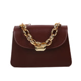 Retro Shoulder Bag Stylish Crossbody PU Leather Handbag Female Messenger