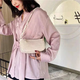 Retro Shoulder Bag Large Women's Handbag Version Niche Underarm Tote Bag