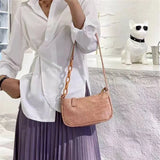 Retro Shoulder Bag Large Women's Handbag Version Niche Underarm Tote Bag