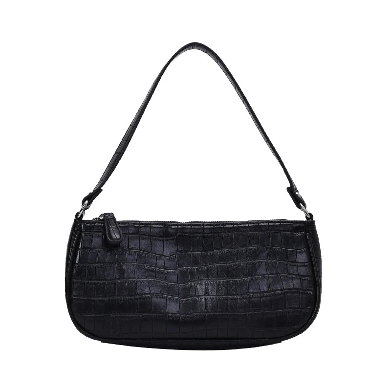 Vintage Leather Mini Shoulder Bag for Women