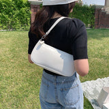 Vintage Leather Mini Shoulder Bag for Women