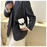 Retro Shoulder Bag Women's Vertical Square Bag Embossed Crossbody Bags