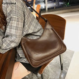 Classic Shoulder Bag PU Leather Crossbody