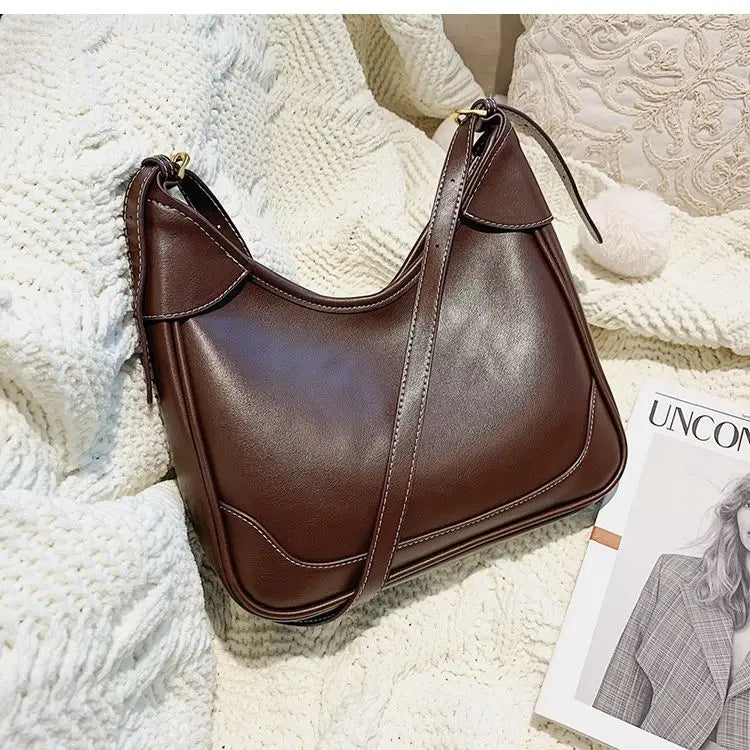 Classic Shoulder Bag PU Leather Crossbody