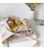 Retro Casual Handbag Butterfly Sailboat Print Cotton Linen Women's Canvas