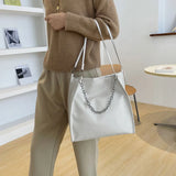Retro Leather Crossbody Bucket Bags Women Shoulder Bags Large Capacity