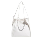 Retro Leather Crossbody Bucket Bags Women Shoulder Bags Large Capacity