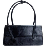 Vintage Green Underarm Bag Women's Square Shoulder Purse