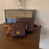 Retro Mini Square Bag Female One-shoulder Messenger Bag