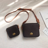 Retro Mini Square Bag Female One-shoulder Messenger Bag