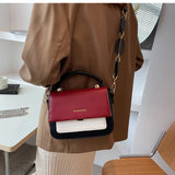 Retro Small Square Bag Tote Crossbody Shoulder Bags for Women
