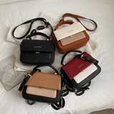 Retro Small Square Bag Tote Crossbody Shoulder Bags for Women
