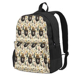 Vintage Smokey Bear Pattern Backpack Waterproof Bag