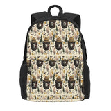 Vintage Smokey Bear Pattern Backpack Waterproof Bag