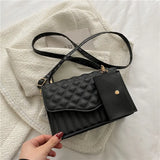 Retro Solid Bag Women's Small Square Bag Shoulder Crossbody