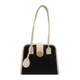 Soft Leather Crossbody Bag Retro Solid Handbag for Women