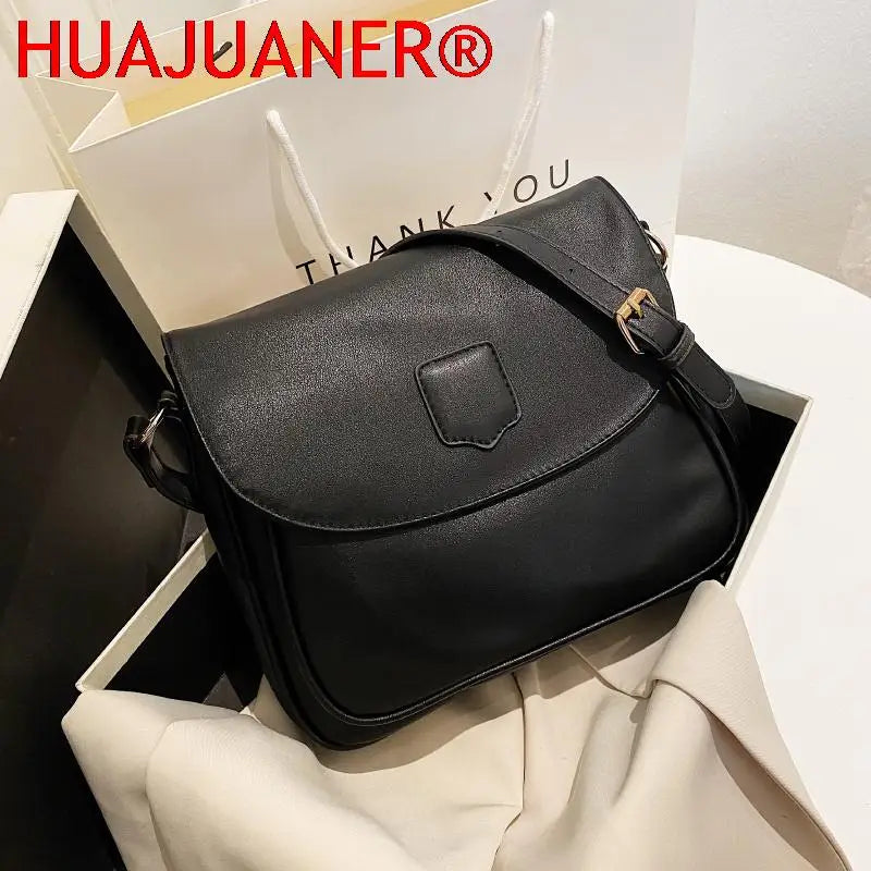 Retro Messenger Bag Women Travel Handbag Crossbody Leather Shoulder Bag