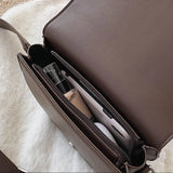 Vintage Leather Saddle Bag Women's Shoulder Handbag