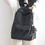 Retro Canvas Backpack School Bag Zipper Harajuku Bags